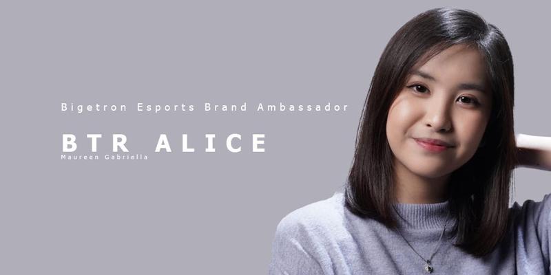 Profil Brand Ambassador Bigetron Esports, Maureen Gabriella atau BTR Alice