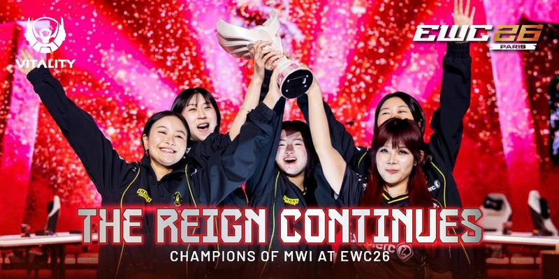 BACK TO BACK CHAMPIONS: MWI AT EWC26